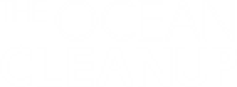 Logo blanc ajusté du sponsor The Ocean Cleanup